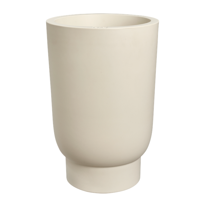 amber grail high 30cm linen white